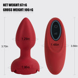 Rose Anal Plugs Adult Erotic Products, Men's and Women's Adult Erotic Products and Games, Wireless Remote Control Vibration, Small Anal Plugs for Female Male Prostate Massage, Male Vibrating Anal Sex Toys