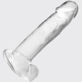 7.8 Inch Soft Realistic Dildo G Spot Stimulator, Safety Material, Clear Dildo with Powerful Suction Cup for Hands-Free Play, Suitable for Women/Men/Gay, Adult Toys for Women or Beginer