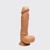 Realistic Dildo for Beginners Double-Layer Silicone Dildo, 8 Inch Big Thick Dildo with Strong Suction Cup, Realistic Penis Soft Anal Dildo for Stimulation G-Spot Sex Toys for Men and Women