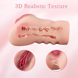 2 in 1 Male Masturbators Male Sex Toys, Xtoy King Male Sex Doll Pocket Pussy for Men with 3D Realistic Vagina Anal Sex Torso, Portable Blowjob Male Stroker Sex Toys for Men