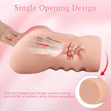 2 in 1 Male Masturbators Male Sex Toys, Xtoy King Male Sex Doll Pocket Pussy for Men with 3D Realistic Vagina Anal Sex Torso, Portable Blowjob Male Stroker Sex Toys for Men