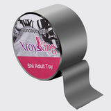 Restraint Bondage Tape BDSM Toys, Sex Restraints Static Electrostatic Tape Bondage Gear & Accessories for Fetish Fantasy Pleasure, 52 Feet, Non-Sticky, Shiny (Silvery)