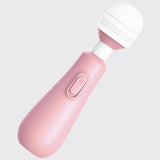 Mini Wand Vibrator Sex Toy for Women, G Spot Couples Vibrator Wand Massager with Battery & Flexible Head, Handheld Clitoral Vibrators for Nipple Clit Anal Stimulation, Quiet and Gentle