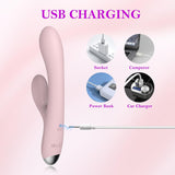 G Spot Vibrator Women Sex Toys, Xtoy King Rabbit Vibrator with 10 Powerful Vibrations Dual Motor Stimulator Rechargeable Vibrating Massager for Vagina Clitoris G-spot Stimulation