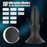 Anal Plug Vibrator Sex Toys - Expanding Vibrating Butt Plug with 10 Vibration Modes Rechargeable Anal Vibrator, Waterproof Adult Toys with Multiple Plays for Men Women Couples