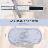 Bondage Sex Restraints BDSM Toys - Lace Eye Mask Blindfold and Bondage Handcuffs Set with Adjustable Velcro & Ribbon for Couples Adult Game Bedroom Fetish
