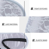 Bondage Sex Restraints BDSM Toys - Lace Eye Mask Blindfold and Bondage Handcuffs Set with Adjustable Velcro & Ribbon for Couples Adult Game Bedroom Fetish