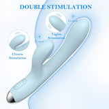 G Spot Vibrator Women Sex Toys, Xtoy King Rabbit Vibrator with 10 Powerful Vibrations Dual Motor Stimulator Rechargeable Vibrating Massager for Vagina Clitoris G-spot Stimulation