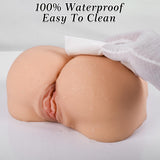 Male Sex Doll for Men, Xtoy King Male Masturbator Realistic Big Butt Pocket Pussy Ass with Vagina Anal Sex Stroker, 2 in 1 Super Soft Sex Dolls Male Sex Toys for Men Masturbation